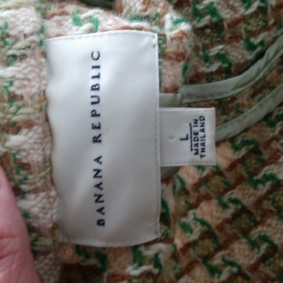 BANANA REPUBLIC tweed jacket Size L - Picture 5 of 5
